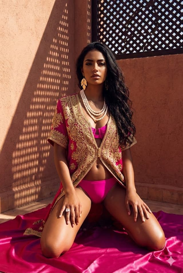 Hyper-Photorealistic High-Fashion Editorial in Marrakesh — output