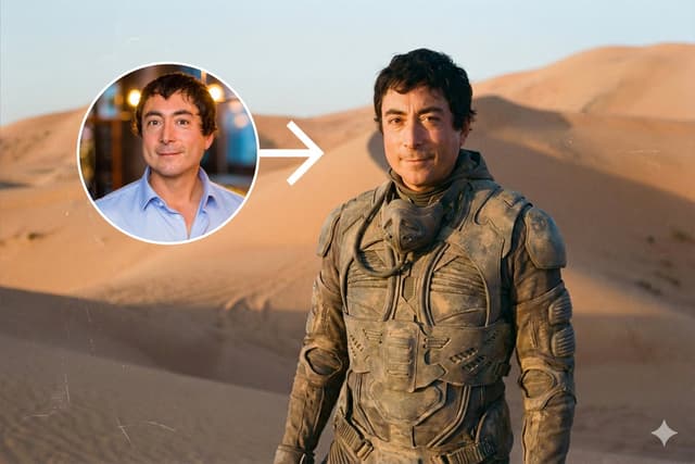 Dune Stillsuit Desert Photo Prompt — output