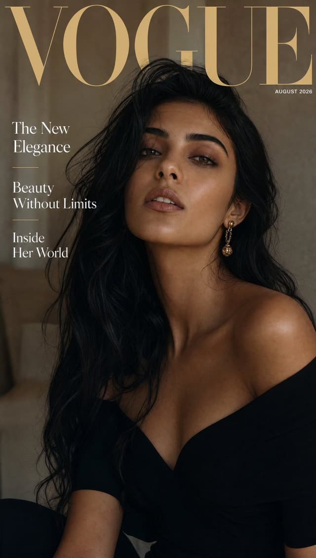 Social Media Post - Vogue Editorial Magazine Cover — output