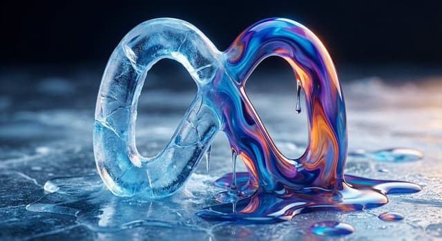 Ice and Liquid Hybrid Logo Design — output