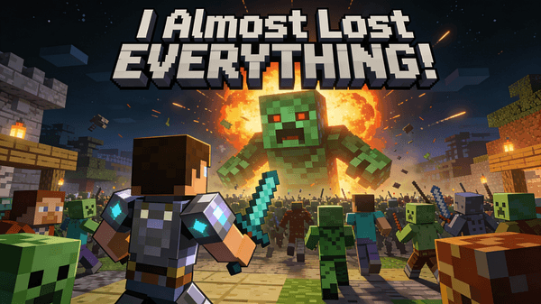 Minecraft Survival Video Thumbnail — output