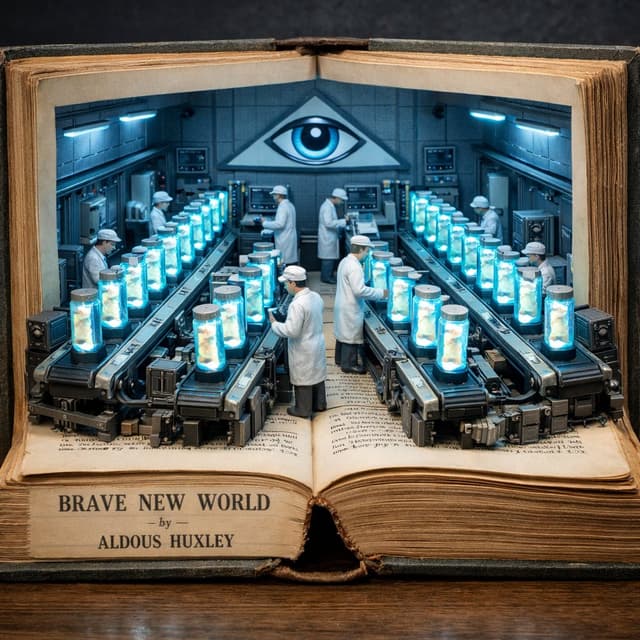 Surreal Diorama from 'Brave New World' — output