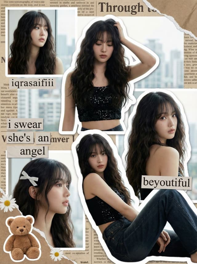 Social Media Post - Y2K K-Pop Digital Scrapbook Collage — output