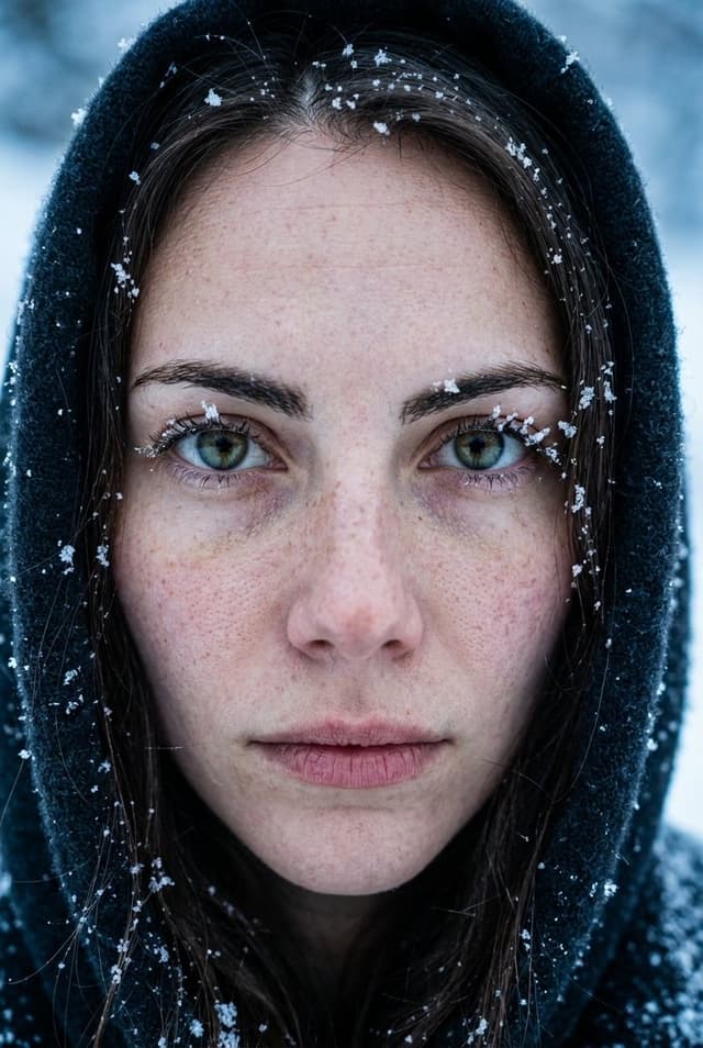 Extreme Close-Up Portrait with Realistic Skin Texture — output