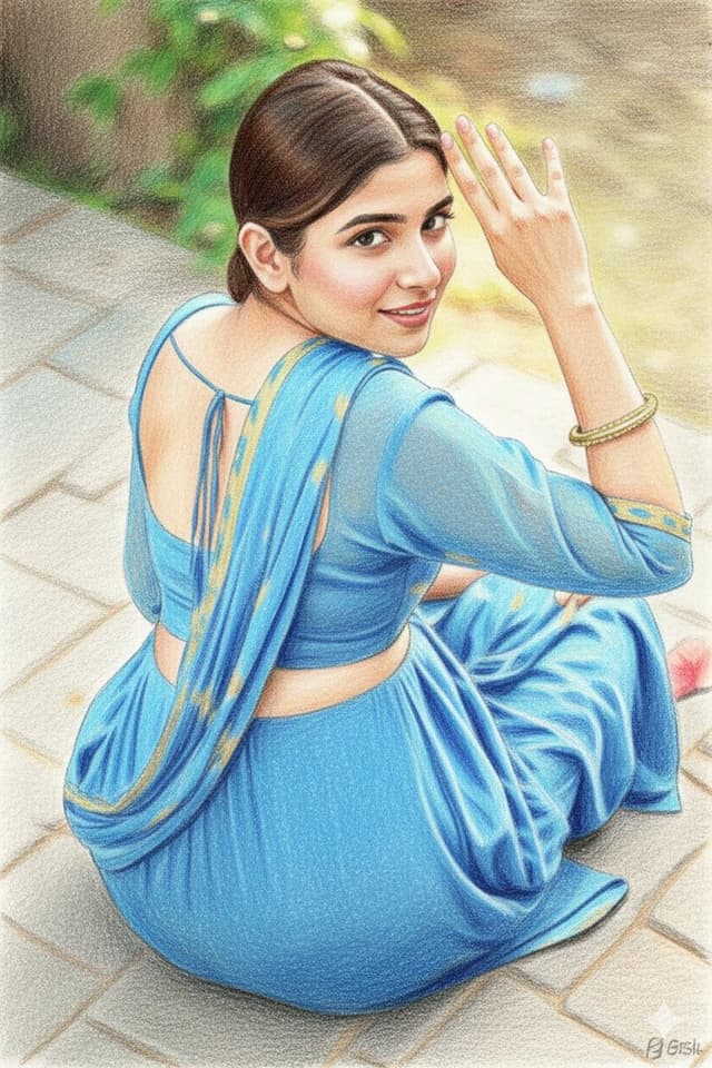 Colored Pencil Sketchbook Illustration — output