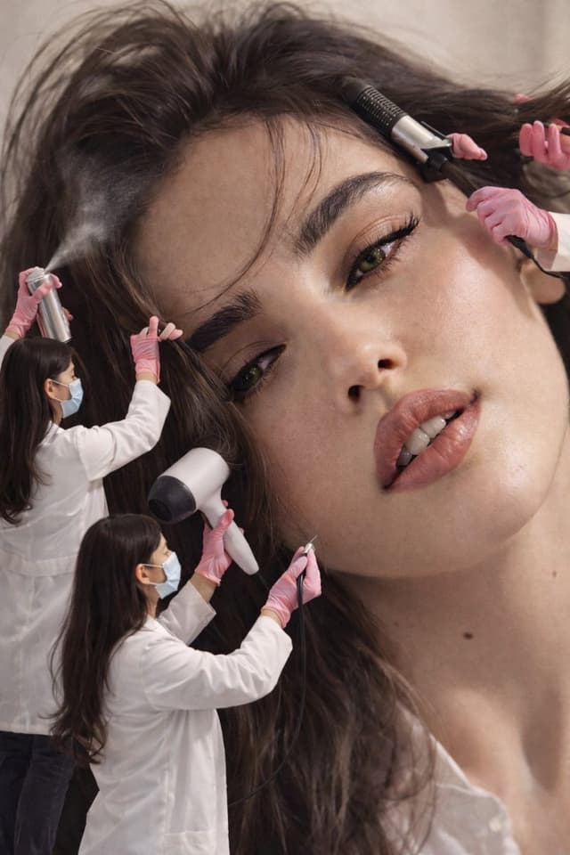 Surreal Editorial: Miniature Makeup Artists — output
