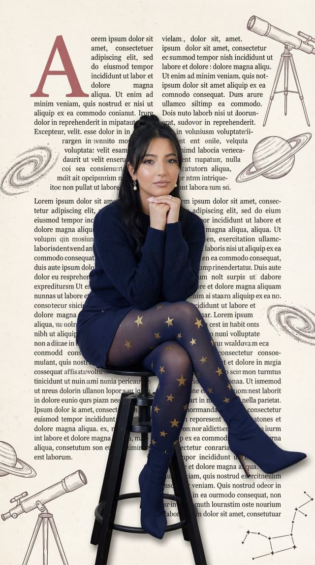 Product Marketing - Editorial Magazine Cutout with Cosmos Theme — output