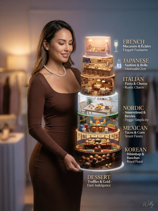 Gourmet Cake Editorial Hero Prompt — output