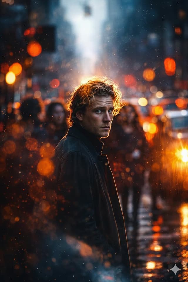 Social Media Post - Cinematic Night Portrait with Teal and Orange Contrast — output