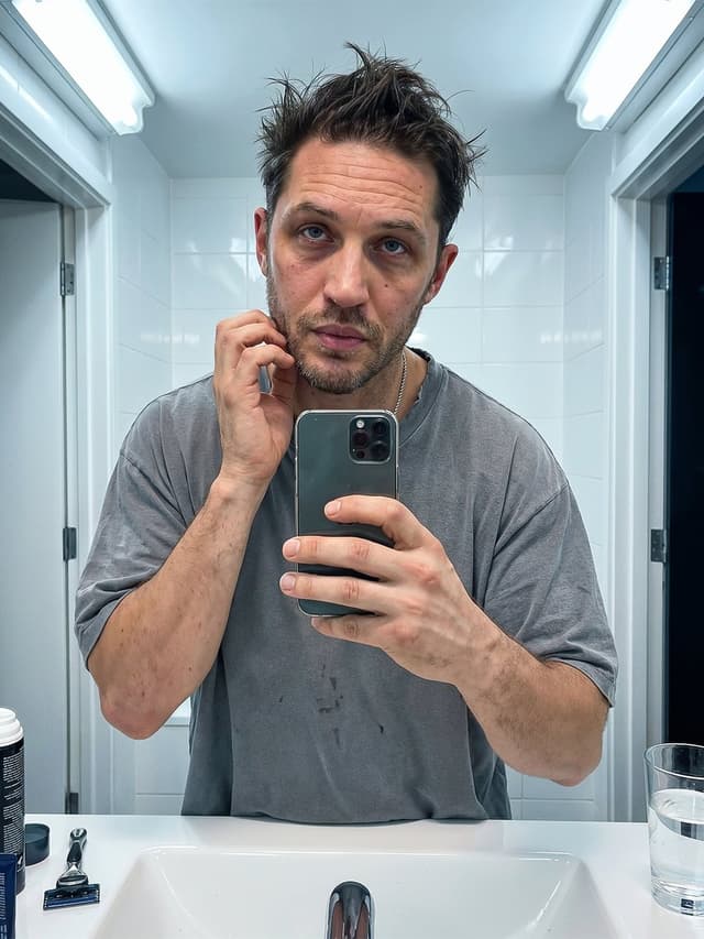 Profile / Avatar - Authentic Morning Bathroom Selfie — output