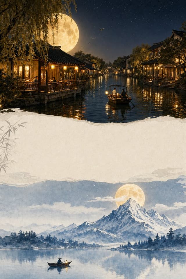 Social Media Post - GPT Image 2 Dual Panel Moon Night Poster — output