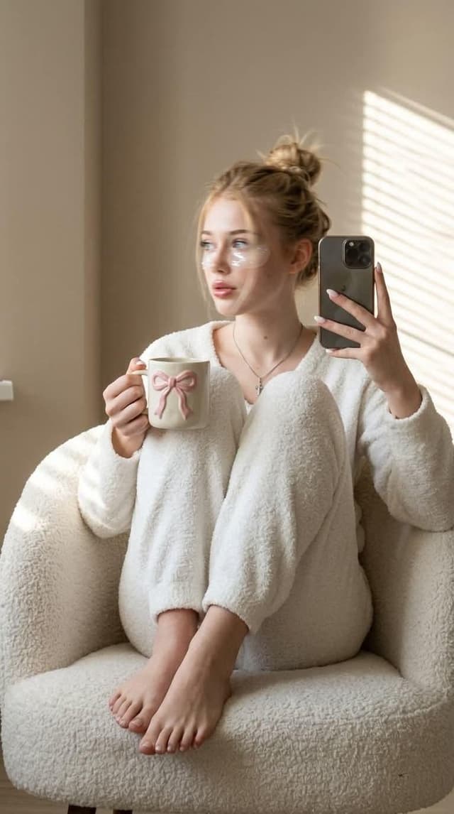 Profile / Avatar - Morning Mirror Selfie Candid — output