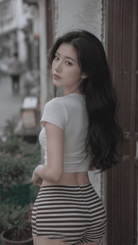 Profile / Avatar - Cinematic Old Town Street Portrait — output