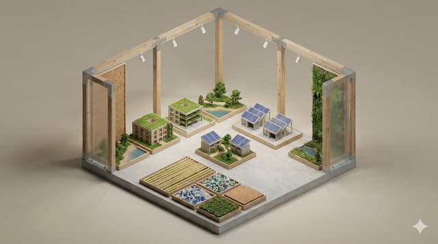 Game Asset - Minimalist 3D Isometric Exhibition Pod Diorama — output