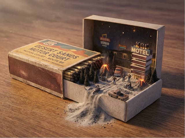World in an Object Cinematic 3D Scene Template — output