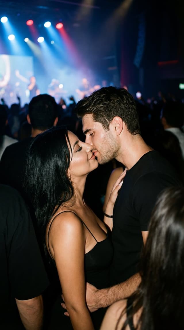 Candid 35mm Concert Romance Film Still — output