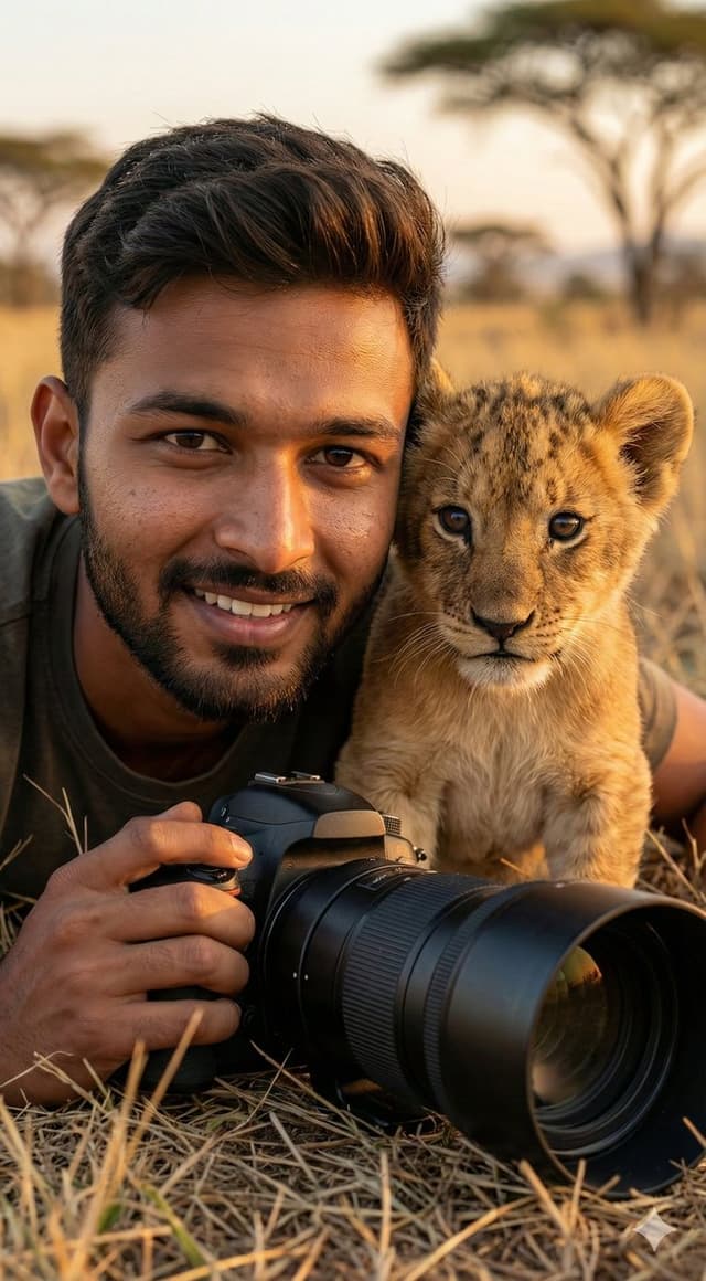 Hyper-Real Wildlife Photography Close-Up Prompt — output