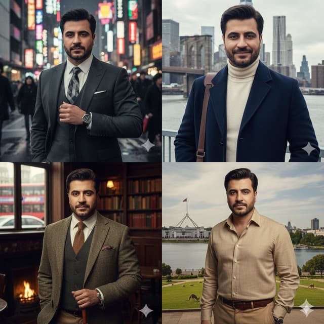 Product Marketing - Four-Panel City Collage with Face Consistency — output