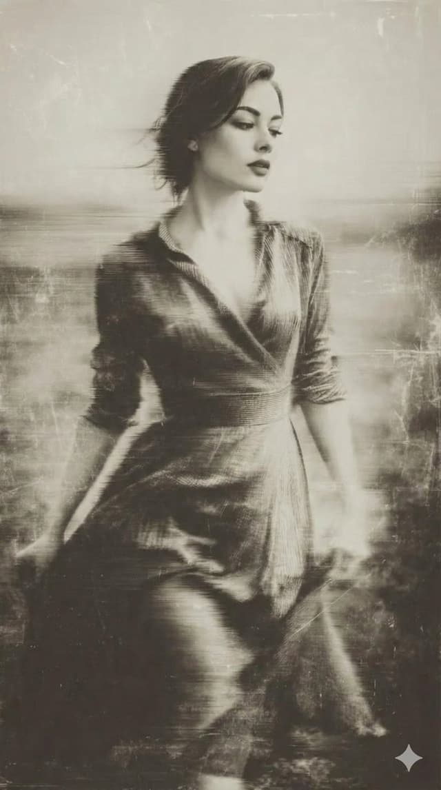 Social Media Post - Vintage Wet-Plate Photograph with Ethereal Motion Blur — output