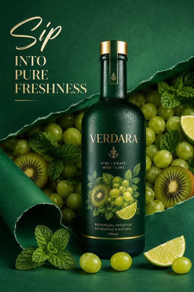 E-commerce Main Image - Luxury Emerald Green Product Photography — output