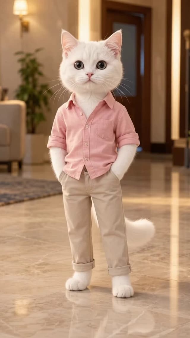 Dancing Anthropomorphic Cat Video