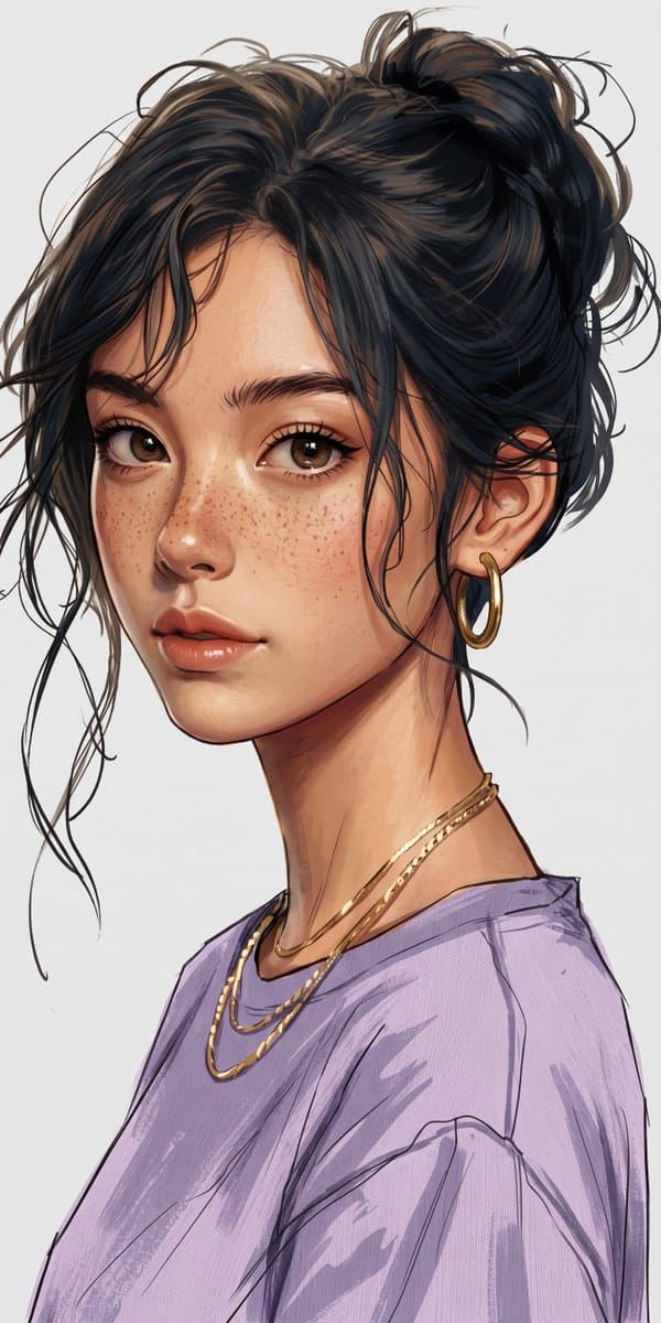 Comic / Storyboard - Sketch-Style Portrait Illustration — output