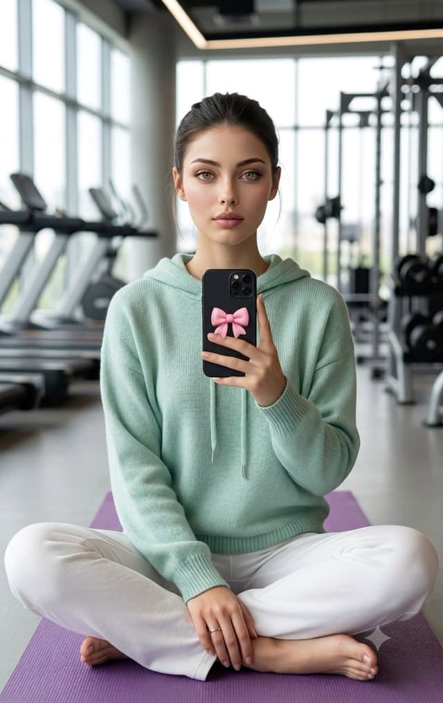 Product Marketing - Professional Gym Mirror Selfie Portrait — output