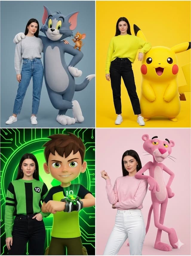 Hyper-realistic Childhood Cartoon Fashion Shoot — output