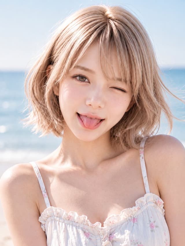 Profile / Avatar - Playful Wink Portrait Edit — output