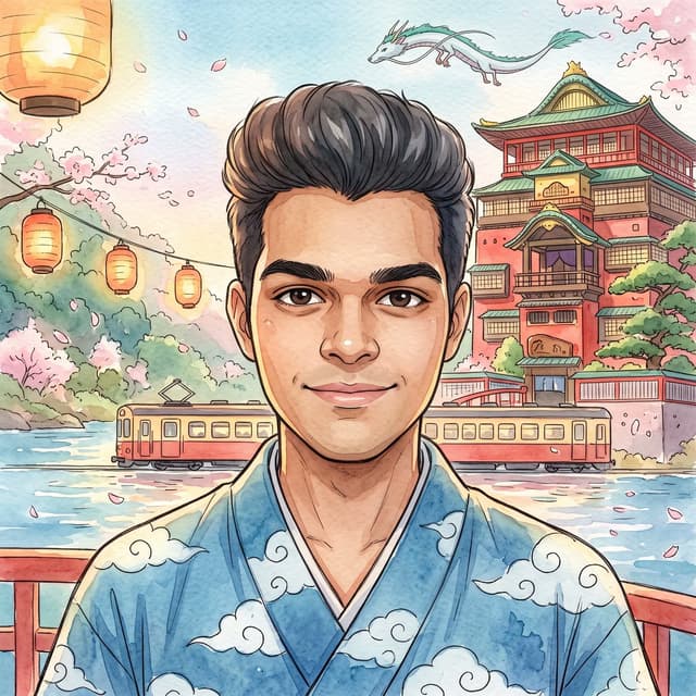 Profile / Avatar - Spirited Away Watercolor Portrait — output