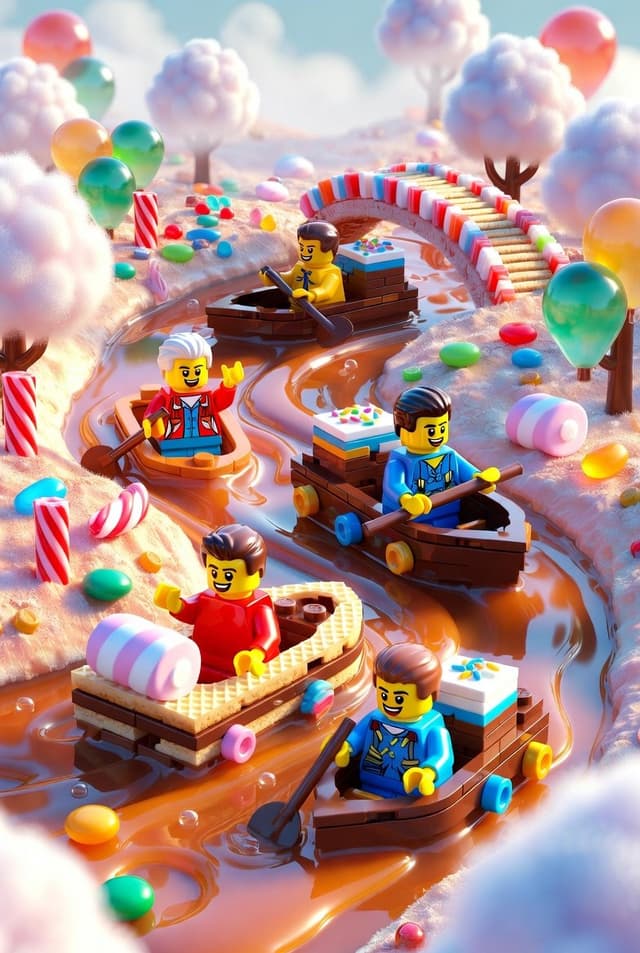 Whimsical Candy-Themed World — output