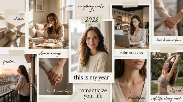 Social Media Post - High-Aesthetic 2026 Vision Board Collage — output