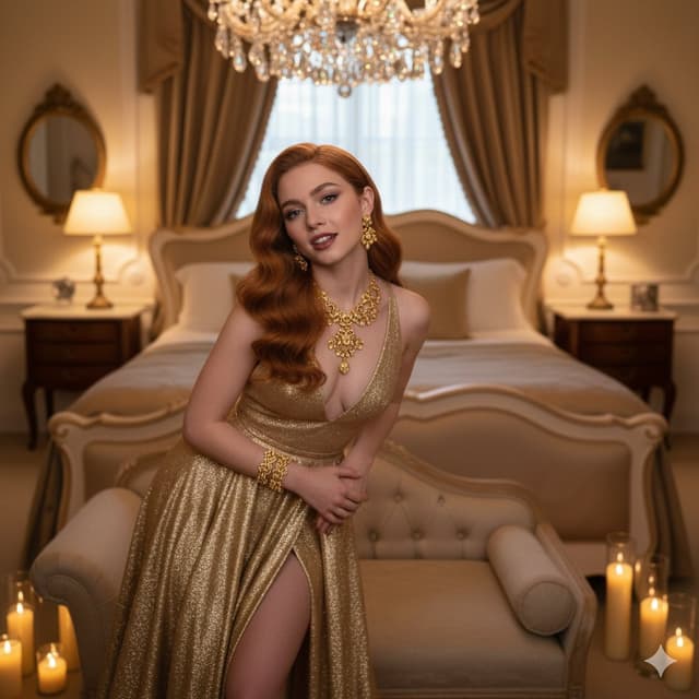 Luxury Bedroom Mirror Selfie — output