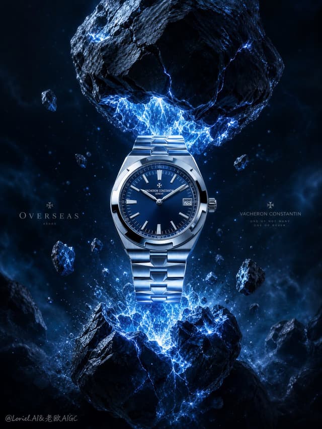 Product Marketing - Luxury Watch Campaign Poster — output