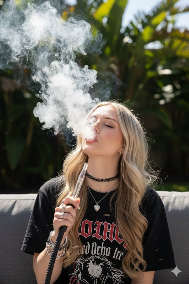 Candid Hookah Lounge Lifestyle Photo — output