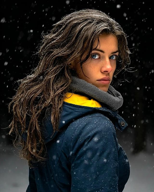 Cinematic Winter Portrait with Hyper-Detail — output