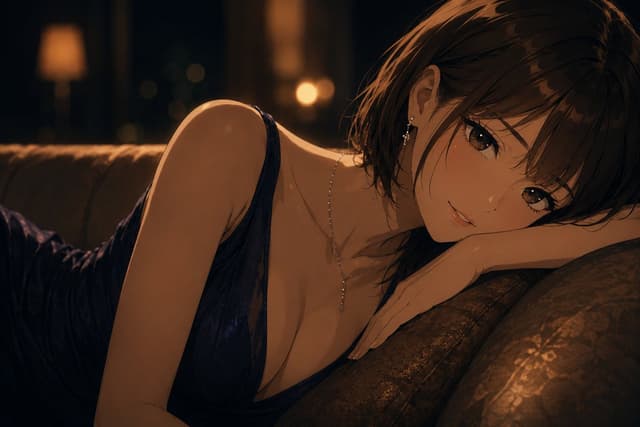 Profile / Avatar - Cinematic Anime Lounge Portrait — output