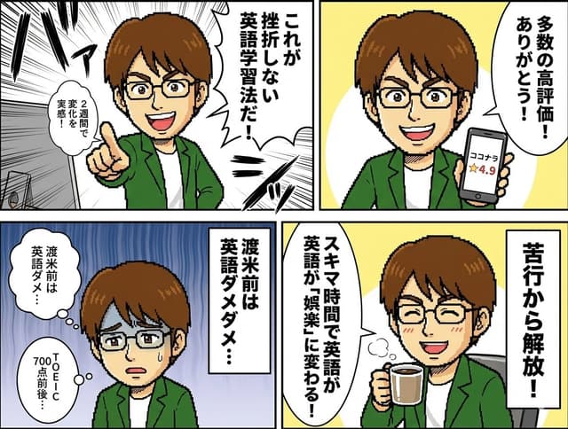 Comic / Storyboard - Profile 4-Panel Manga Generation — output