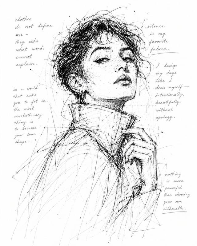 Comic / Storyboard - Monochrome Scribble Ink Sketch — output