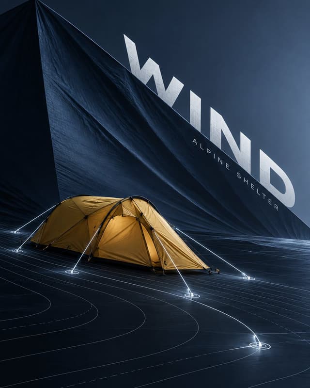 Product Marketing - GPT Image 2 Camping Tent Poster Prompt: Night Coordinates