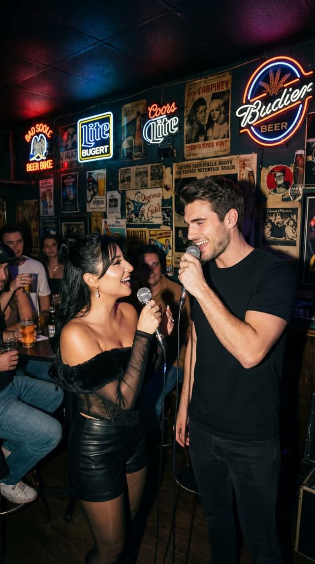 Social Media Post - Photorealistic Flash Karaoke Duet Prompt — output
