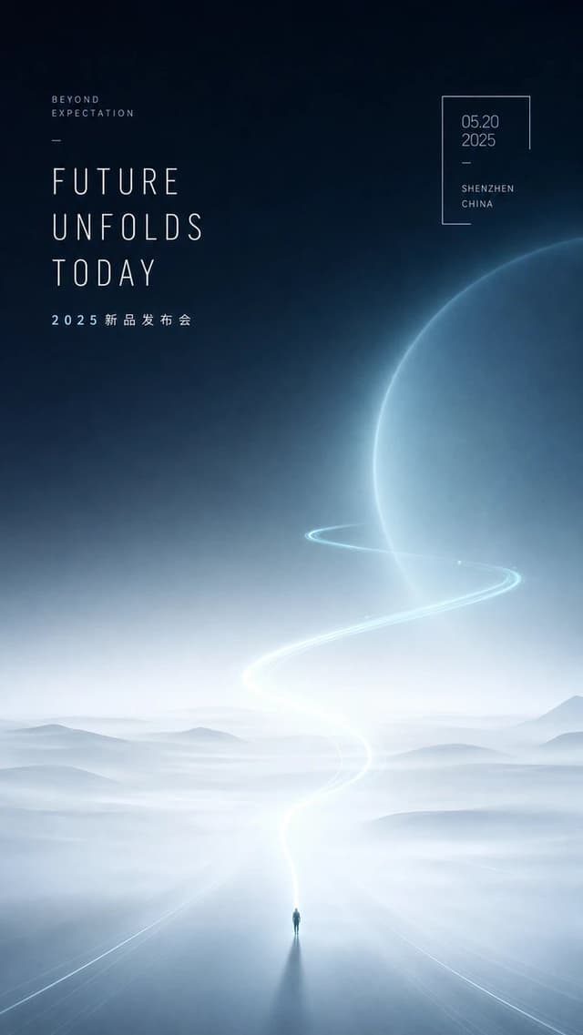 Product Marketing - Futuristic Product Launch Poster — output