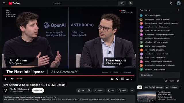 YouTube Thumbnail - YouTube Live Debate Screenshot — output