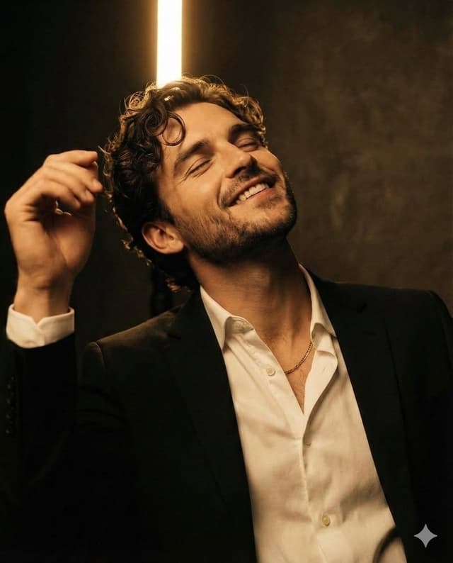 Product Marketing - Chiaroscuro Editorial Portrait of a Man — output