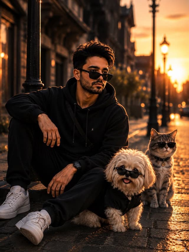 Profile / Avatar - Cinematic Street Photography with Face Reference — output