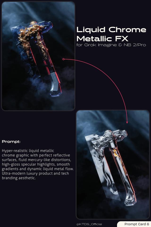 Product Marketing - Liquid Chrome Metallic FX Prompt — output