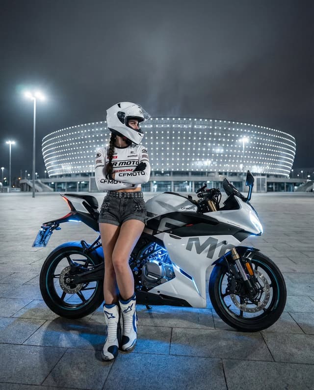 Nighttime Sportbike Rider Portrait — output