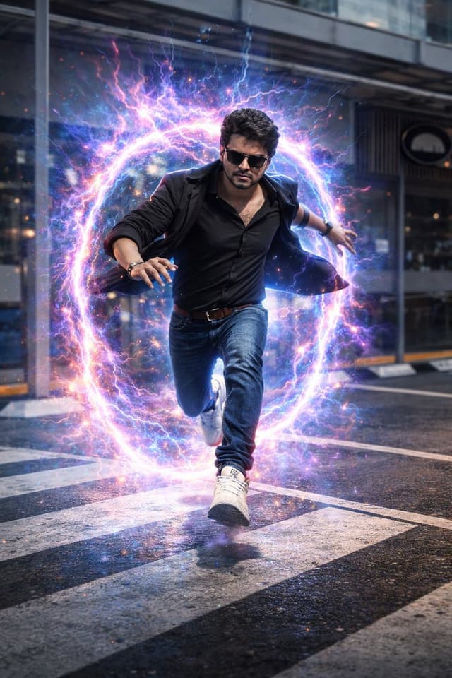 Hyper-Realistic Cinematic Action Scene from Reference Image — output