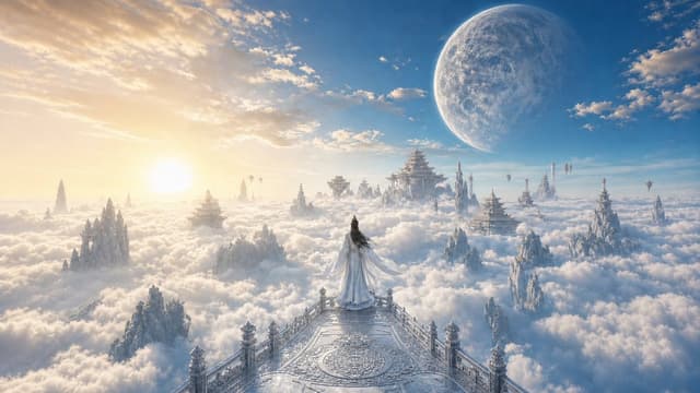Product Marketing - Celestial Xianxia Cloud Kingdom Wallpaper — output