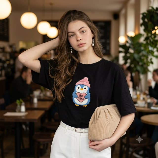 Product Marketing - Fashion Editorial Portrait in Cafe — output